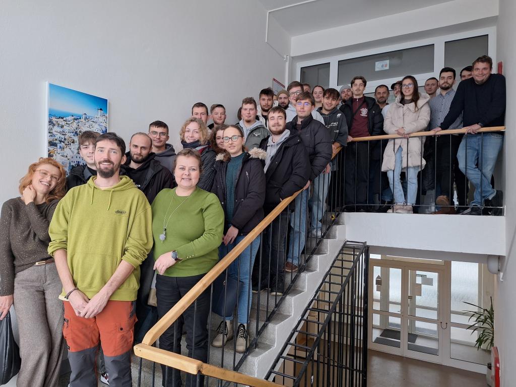 Ústav geografie, kartografie a GIS - exkurzia na Geodetickom a kartografickom ústave v Prešove